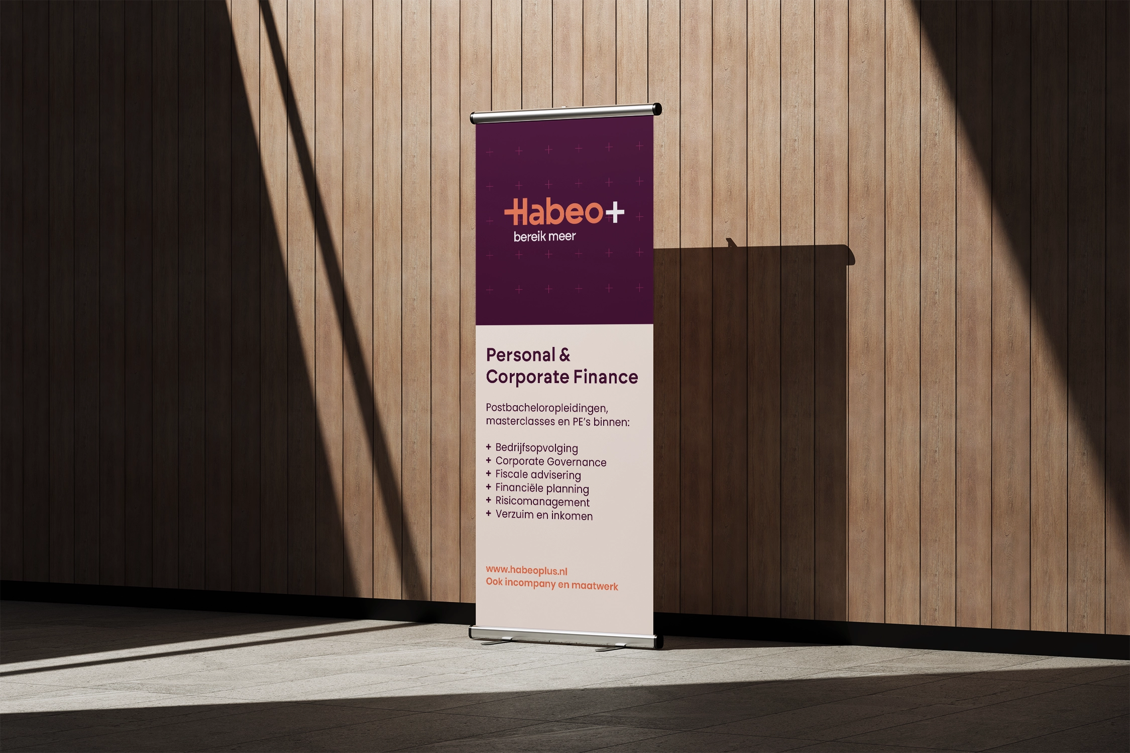 Habeo+ Rollup ontwerp Merk consultant merk expert Utrecht